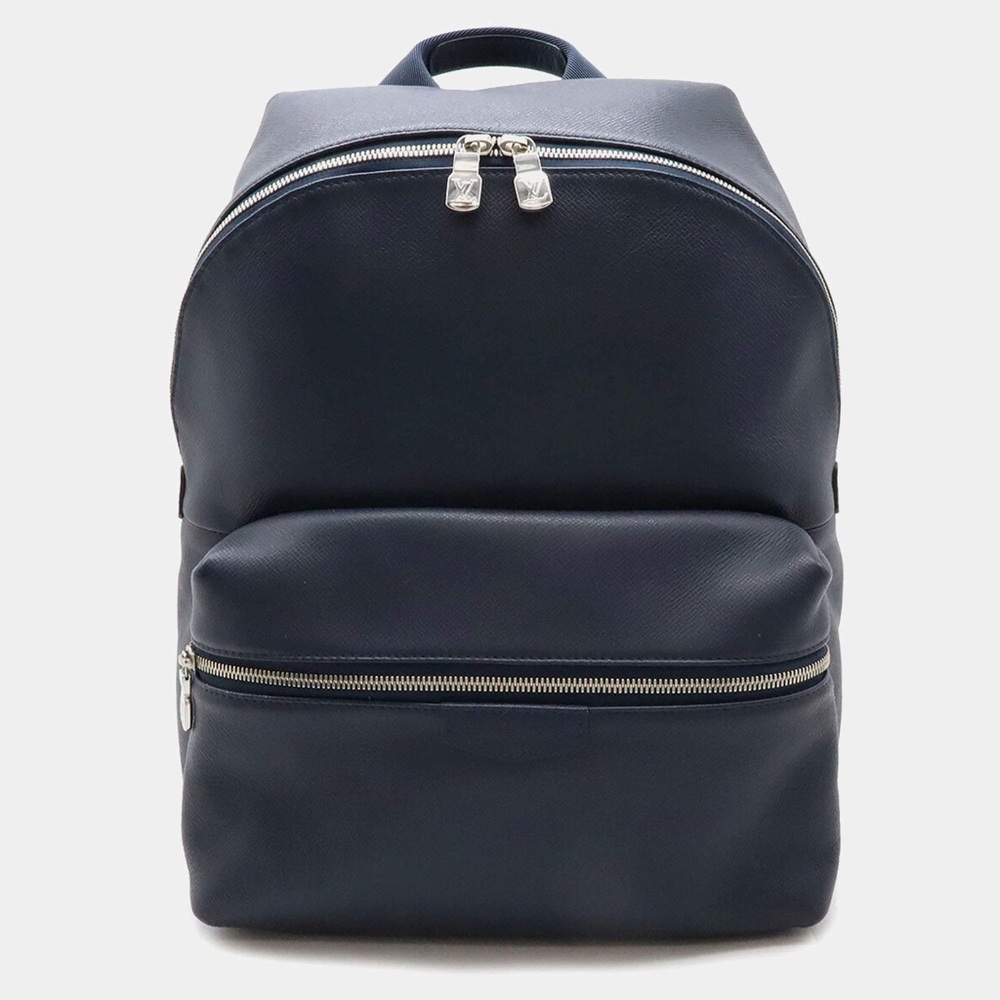 Louis Vuitton Navy Blue Taiga Leather PM Discovery Backpack